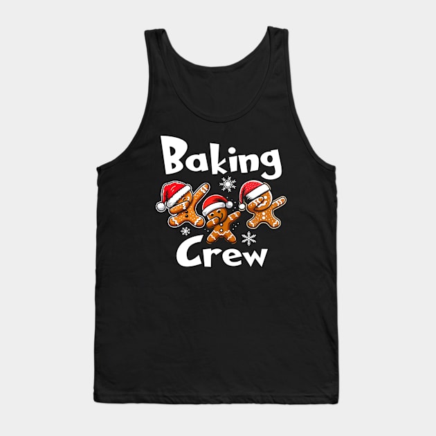 Christmas Cookies Baking Crew Tank Top by Etopix